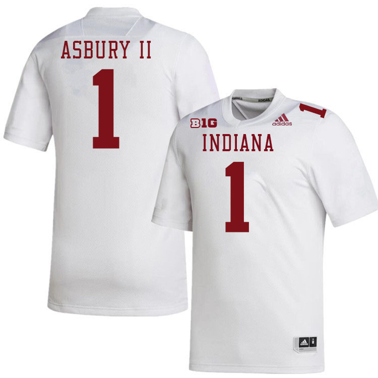 #1 Shawn Asbury II Indiana Hoosiers Football Jeresys College Apparels,Uniforms Stitched-White #1 Shawn Asbury II Indiana Hoosiers Football Jeresys College Apparels,Uniforms Stitched-White